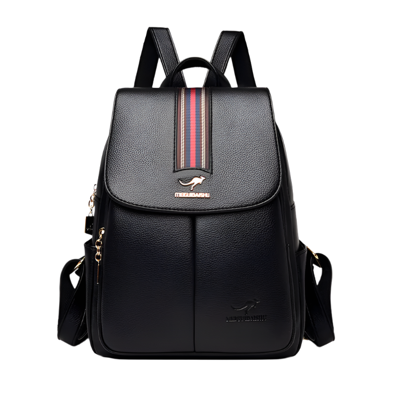Soft PU Leather Backpack – Women's Fashionable Large Capacity Bag