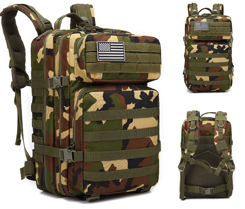 50L Tactical Outdoor Mountaineering Backpack – Waterproof Army-Style Rucksack