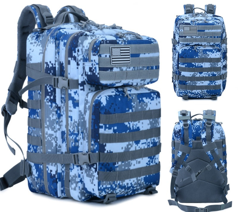 50L Tactical Outdoor Mountaineering Backpack – Waterproof Army-Style Rucksack
