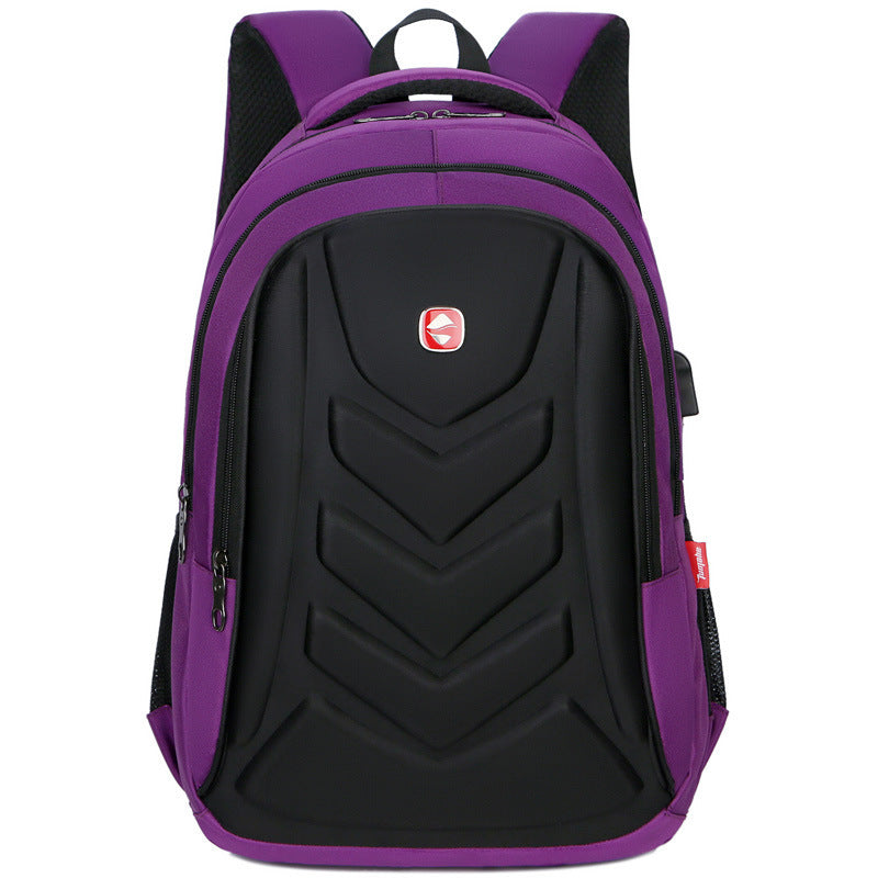 Hard Shell Laptop Backpack – Waterproof & Shockproof for College Students