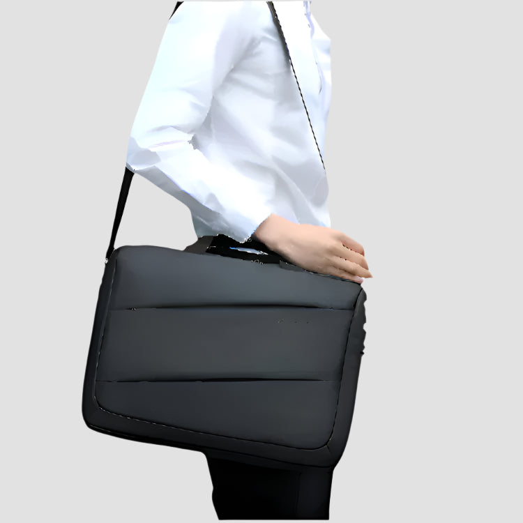 Waterproof Business Laptop Briefcase – 17" Wear-resistant Crossbody Bag
