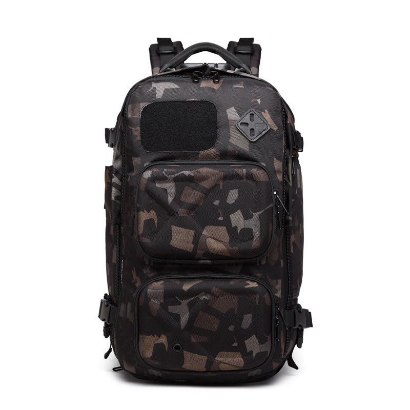 Large Waterproof Travel Backpack with USB & Waist Bag – Oxford Material