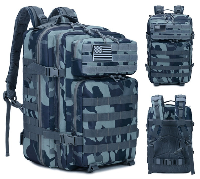 50L Tactical Outdoor Mountaineering Backpack – Waterproof Army-Style Rucksack