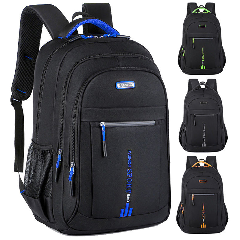 Men’s Large Capacity Laptop Backpack – Waterproof Nylon Anti-Theft Travel Bag
