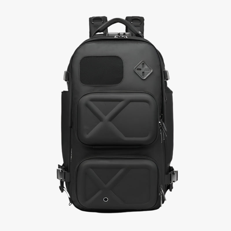 Large Waterproof Travel Backpack with USB & Waist Bag – Oxford Material