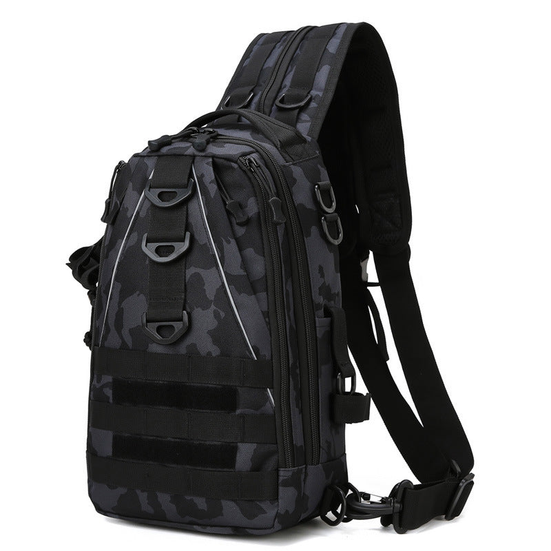Multifunctional Outdoor Fishing Backpack – Multi-Layer, Unisex Design