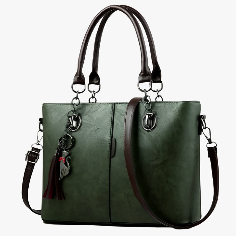 Luxury PU Leather Motorcycle Shoulder Bag – Women’s Casual Handbag