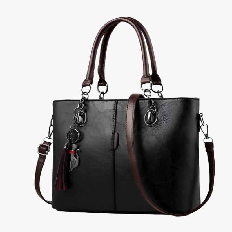 Luxury PU Leather Motorcycle Shoulder Bag – Women’s Casual Handbag