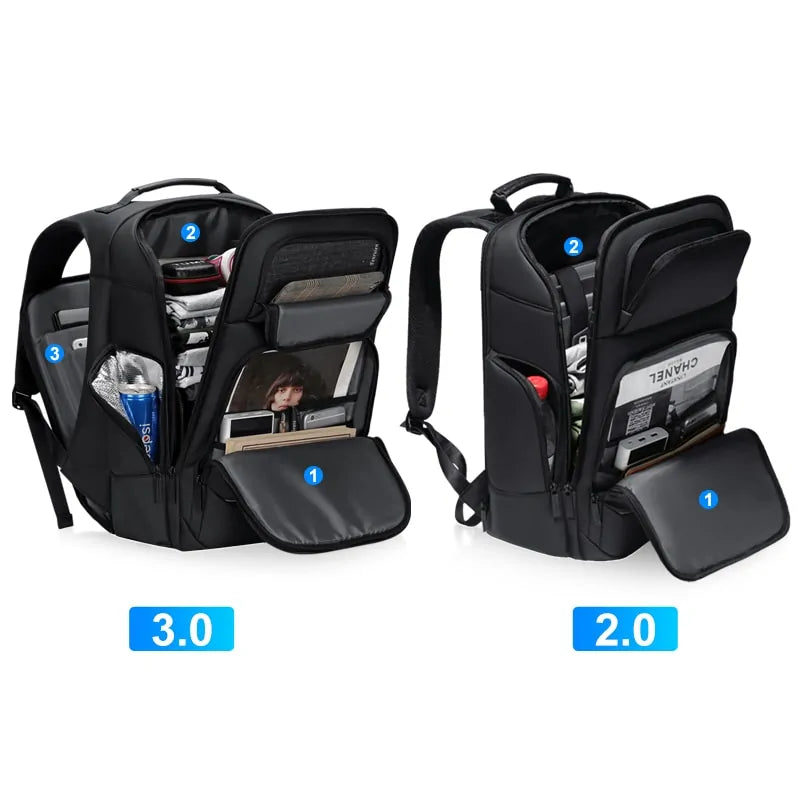 Waterproof Travel Backpack – 2.0 & 3.0 Versions for Work & Adventure