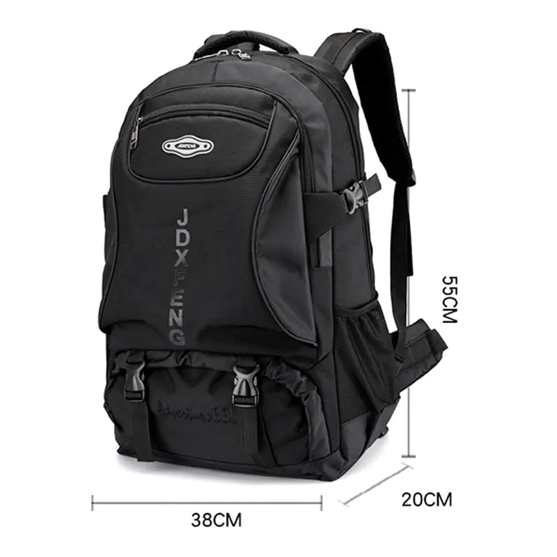 60L Waterproof Mountaineering Backpack – Unisex Outdoor Hiking Gear