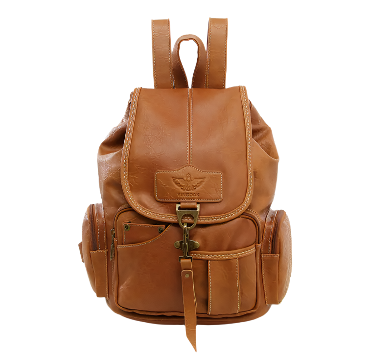 Retro PU Shoulder Bag – Trendy Multi-Way Backpack for Women