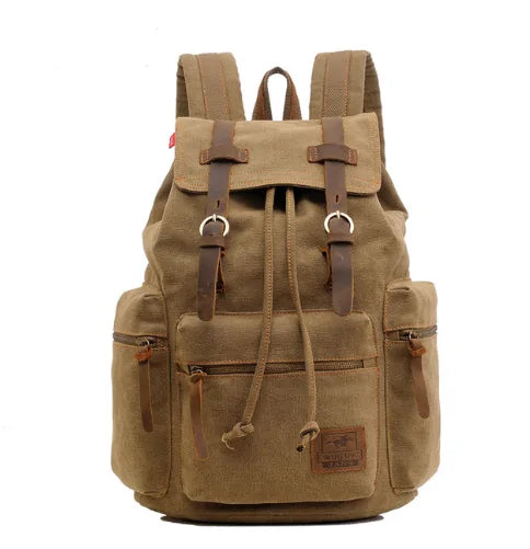 Heritage Canvas Trek Rucksack – Vintage Style with Modern Functionality