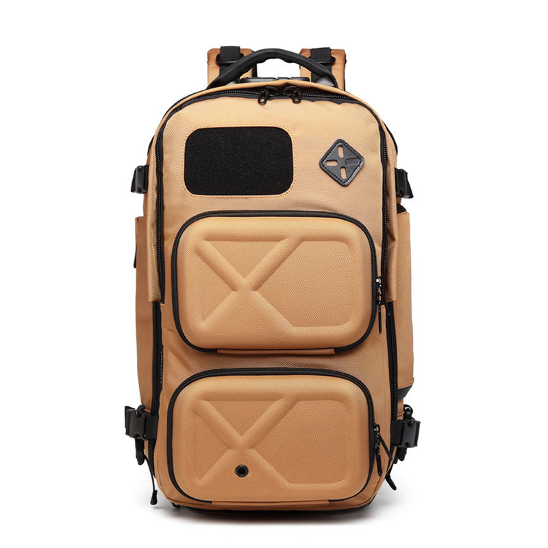 Large Waterproof Travel Backpack with USB & Waist Bag – Oxford Material