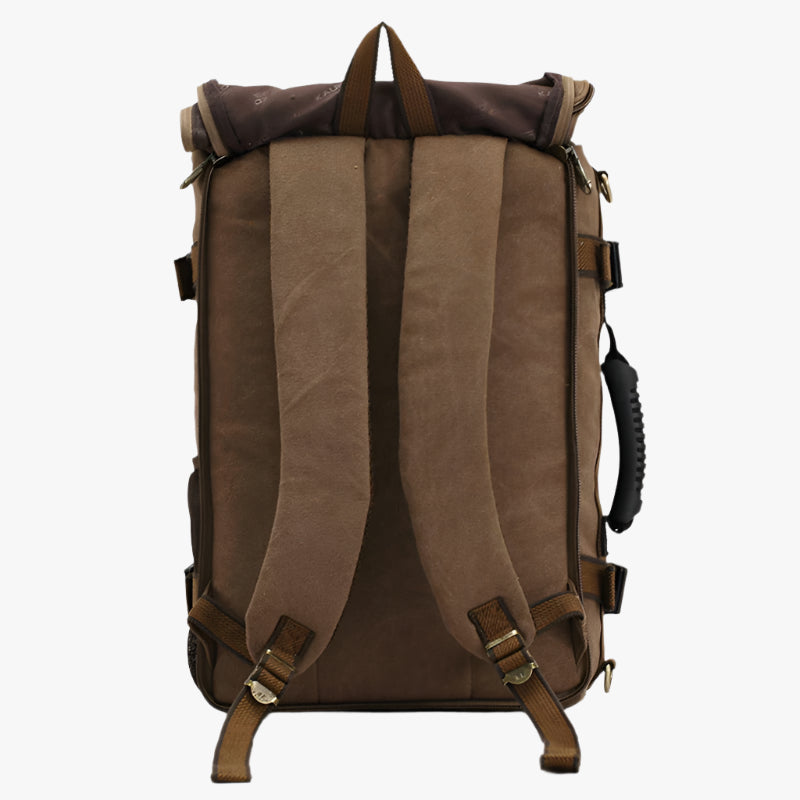 Men's Canvas Laptop Backpack – Large Capacity Travel & School Bag