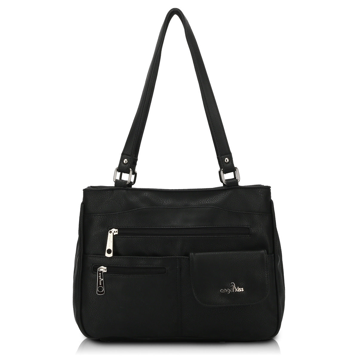 Vintage PU Tote Shoulder Bag – Large Capacity Crossbody Handbag for Women
