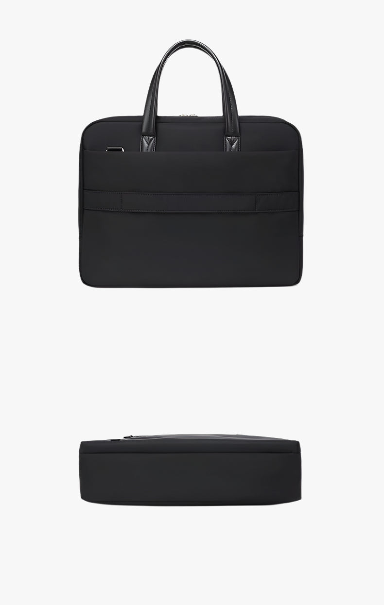 Women’s Retro Business Briefcase – Waterproof Nylon Laptop Bag (14"/15")