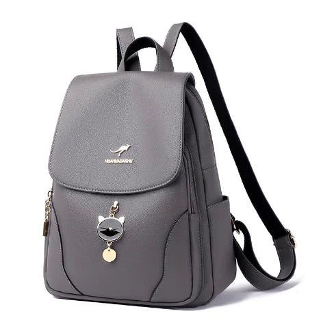 Classic Chic Women's Leather Backpack