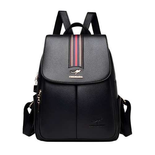 Soft PU Leather Backpack – Women's Fashionable Large Capacity Bag
