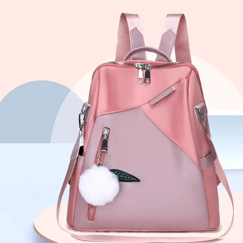 Women’s Oxford Cloth Fashion Backpack – Wear-Resistant & Anti-Theft