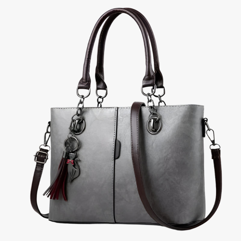 Luxury PU Leather Motorcycle Shoulder Bag – Women’s Casual Handbag