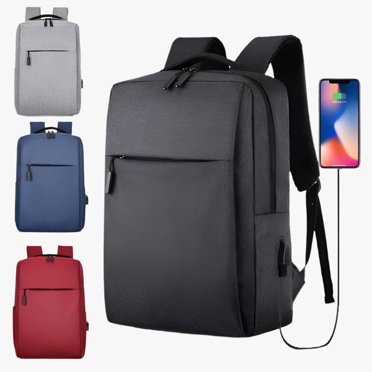 Anti-Theft Laptop Backpack with USB Charging Port – Unisex College & Travel Bag