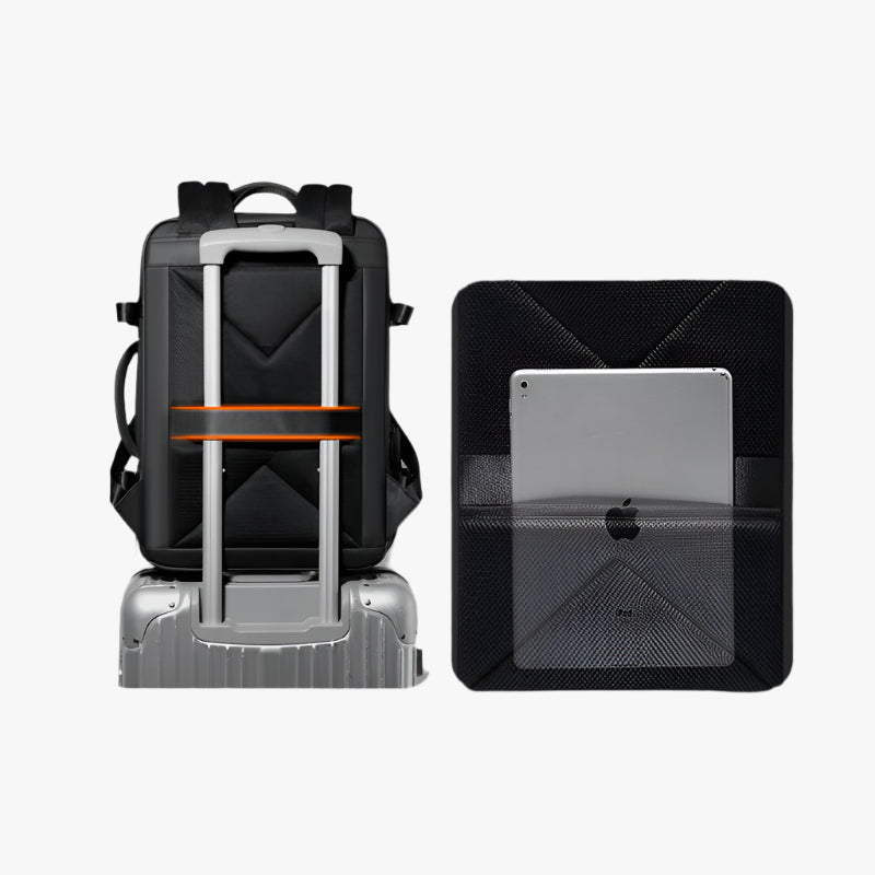 Large Volume Business Travel Backpack with USB Port