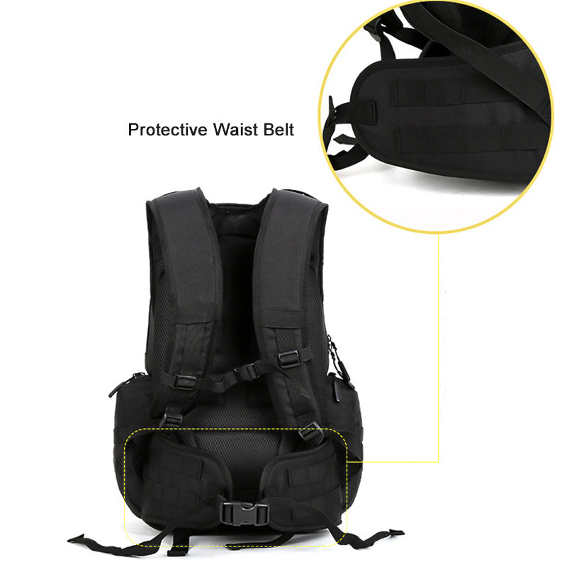 40L Tactical Hiking Backpack – Waterproof Outdoor Travel Rucksackk