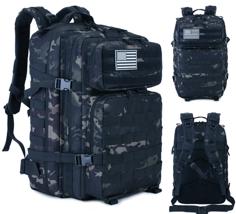 50L Tactical Outdoor Mountaineering Backpack – Waterproof Army-Style Rucksack
