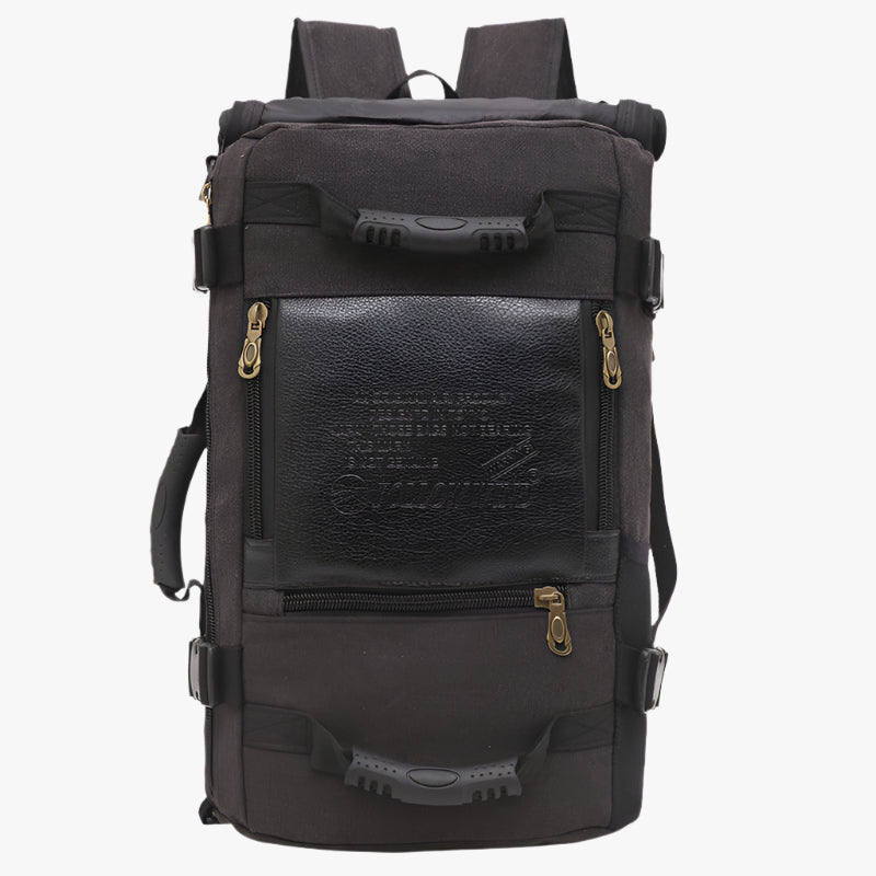 Men's Canvas Laptop Backpack – Large Capacity Travel & School Bag