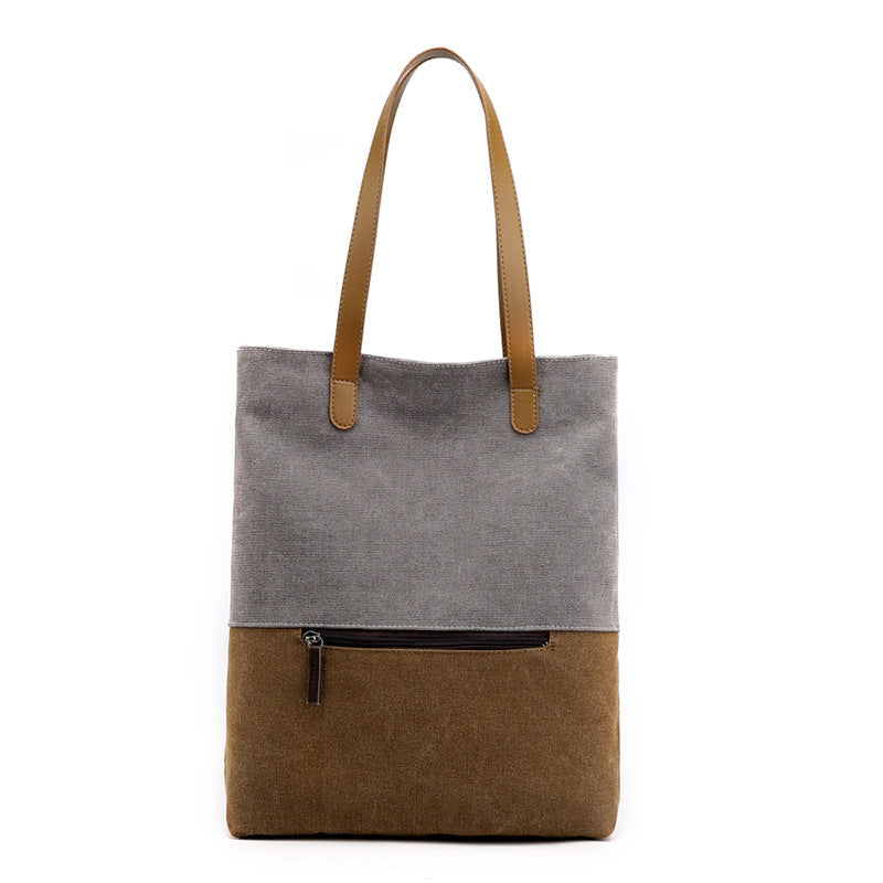 Canvas Tote Backpack – Dual-Use Travel Bag for Women