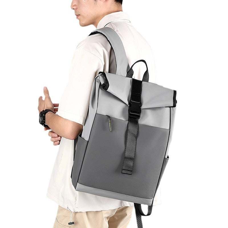 Waterproof Oxford Laptop Backpack – Unisex Casual Travel Bag (Fits 14” Laptop)