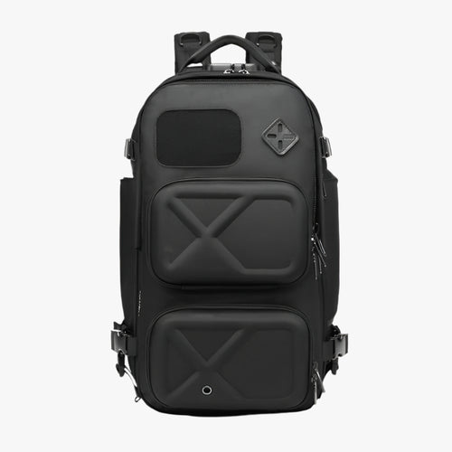 Large Waterproof Travel Backpack with USB & Waist Bag – Oxford Material