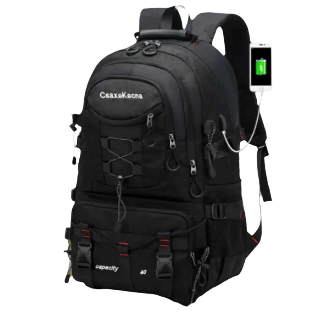Men’s Large Capacity Mountaineering Backpack – Ultralight Outdoor Travel Pack (36–55L)