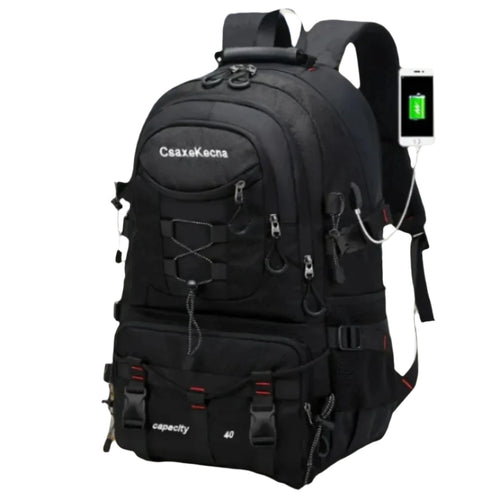 Men’s Large Capacity Mountaineering Backpack – Ultralight Outdoor Travel Pack (36–55L)