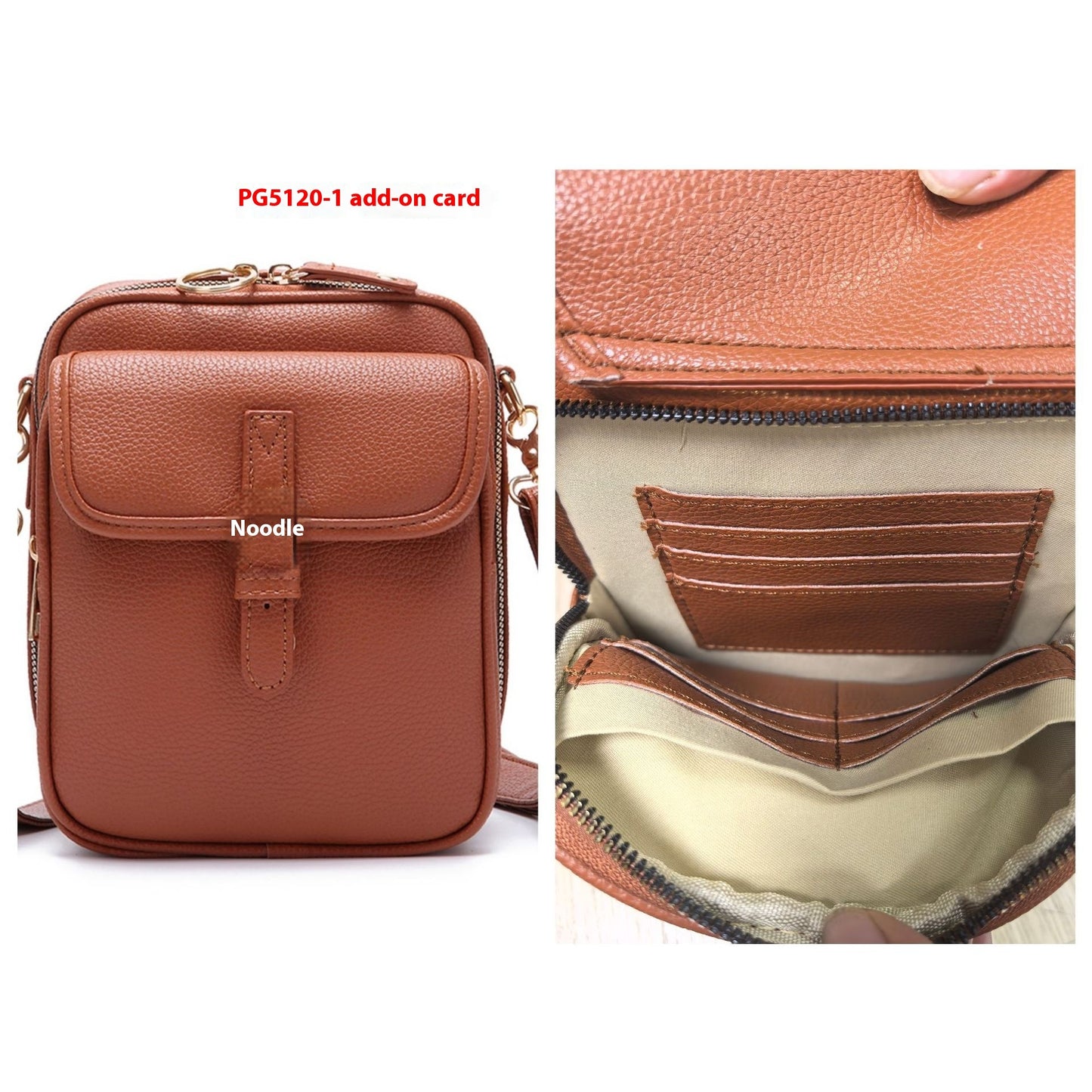 Vintage Large Capacity Messenger Bag with 10 Card Inserts – Retro Unisex Shoulder & Storage Backpack