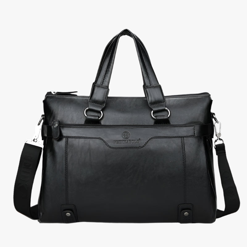 Men’s PU Leather Laptop Briefcase – Business Shoulder Bag