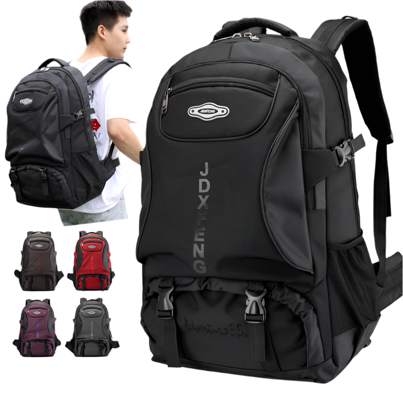 60L Waterproof Mountaineering Backpack – Unisex Outdoor Hiking Gear