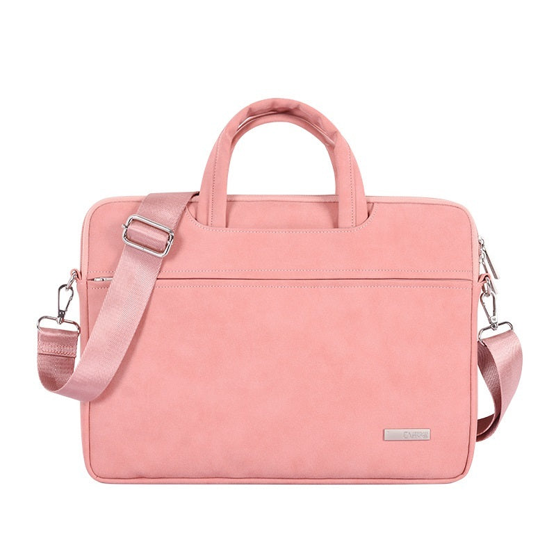 Slim Waterproof Laptop Sleeve – Unisex PU Leather Briefcase