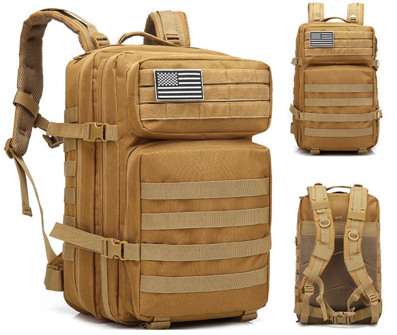 50L Tactical Outdoor Mountaineering Backpack – Waterproof Army-Style Rucksack