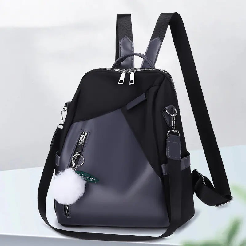 Women’s Oxford Cloth Fashion Backpack – Wear-Resistant & Anti-Theft