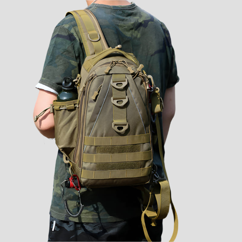 Multifunctional Outdoor Fishing Backpack – Multi-Layer, Unisex Design