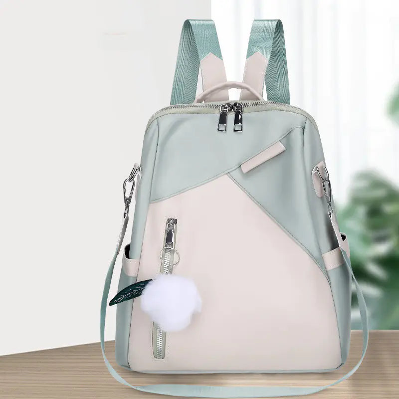 Women’s Oxford Cloth Fashion Backpack – Wear-Resistant & Anti-Theft