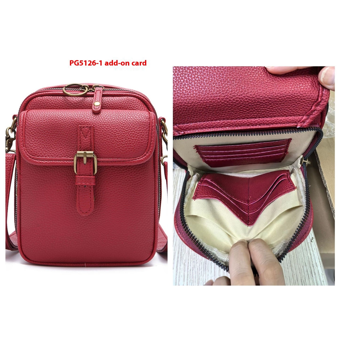 Vintage Large Capacity Messenger Bag with 10 Card Inserts – Retro Unisex Shoulder & Storage Backpack