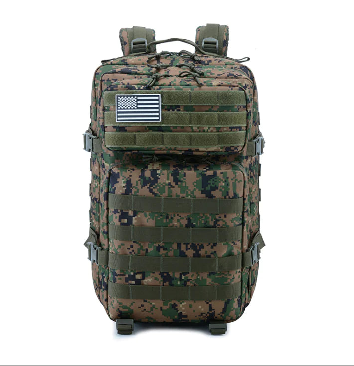 Camouflage Tactical Backpack – 45L Outdoor Travel & Daypack