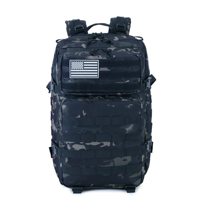 Camouflage Tactical Backpack – 45L Outdoor Travel & Daypack