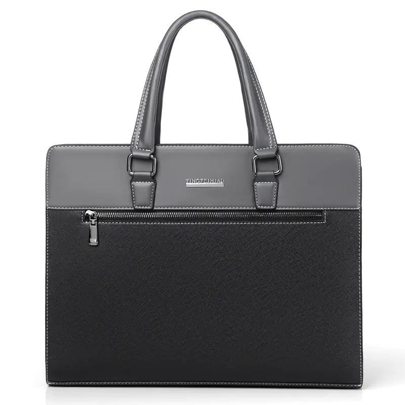 Infinio Men's Business Briefcase – Laptop Shoulder Bag by Yingfei Nio