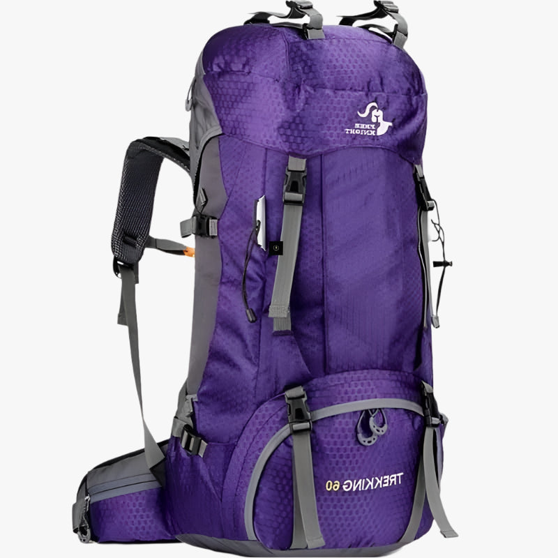 60L Waterproof Hiking Travel Backpack – Multi-Color Outdoor Climbing Pack