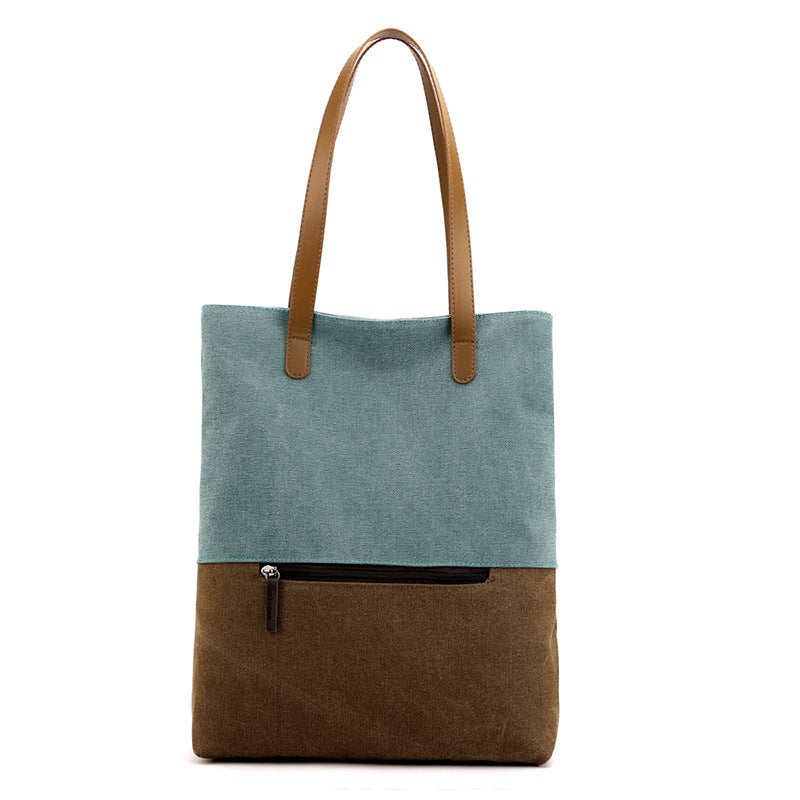 Canvas Tote Backpack – Dual-Use Travel Bag for Women