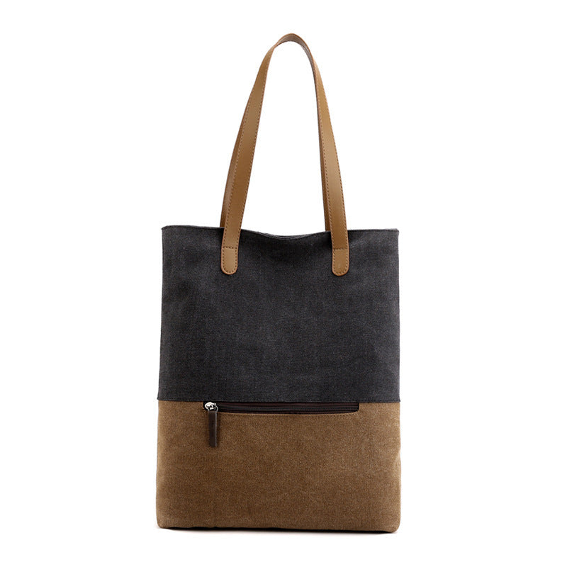Canvas Tote Backpack – Dual-Use Travel Bag for Women