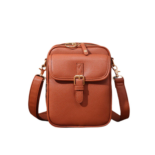 Vintage Large Capacity Messenger Bag with 10 Card Inserts – Retro Unisex Shoulder & Storage Backpack
